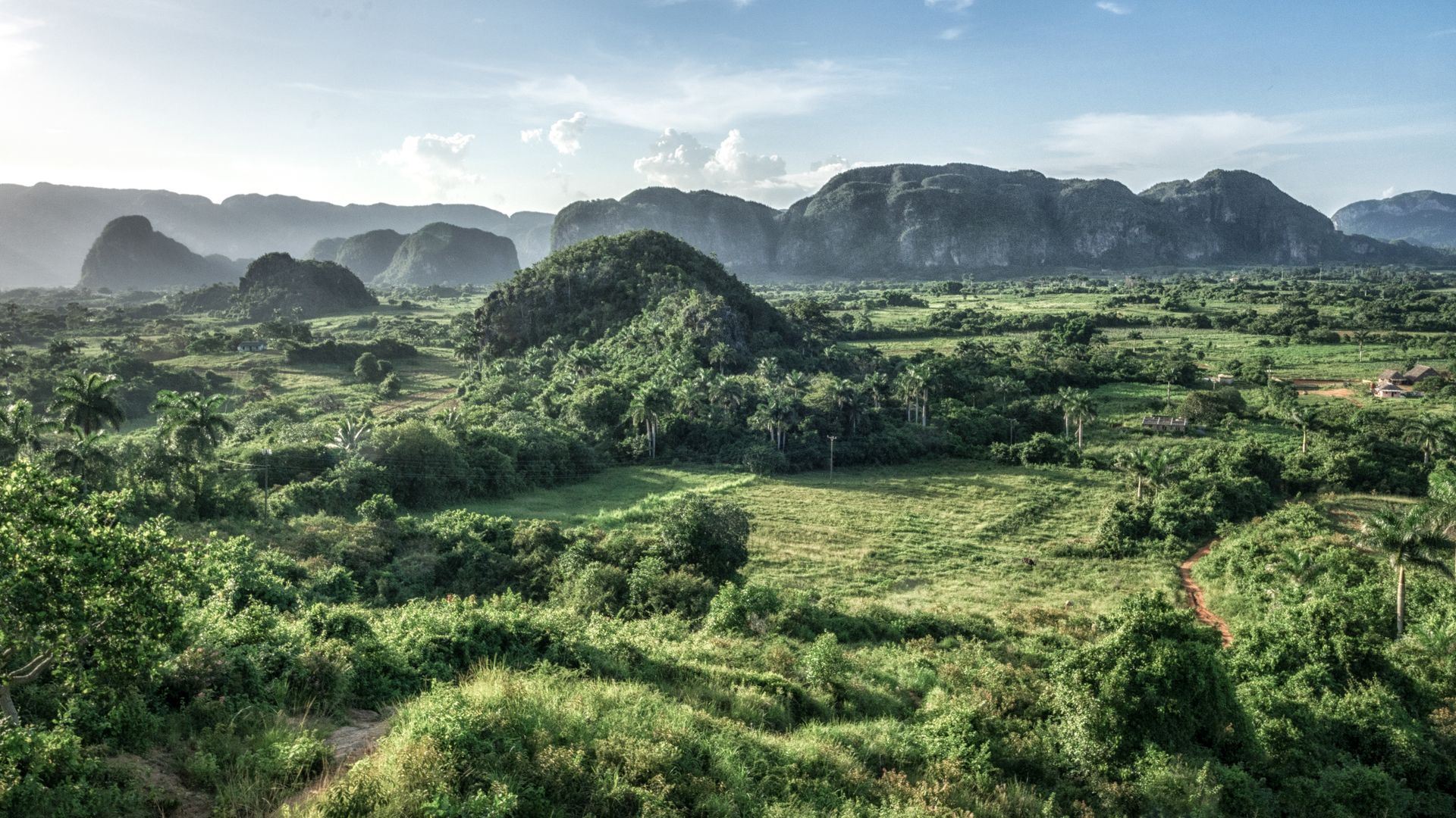 Wunderschöne Sicht über Viñales