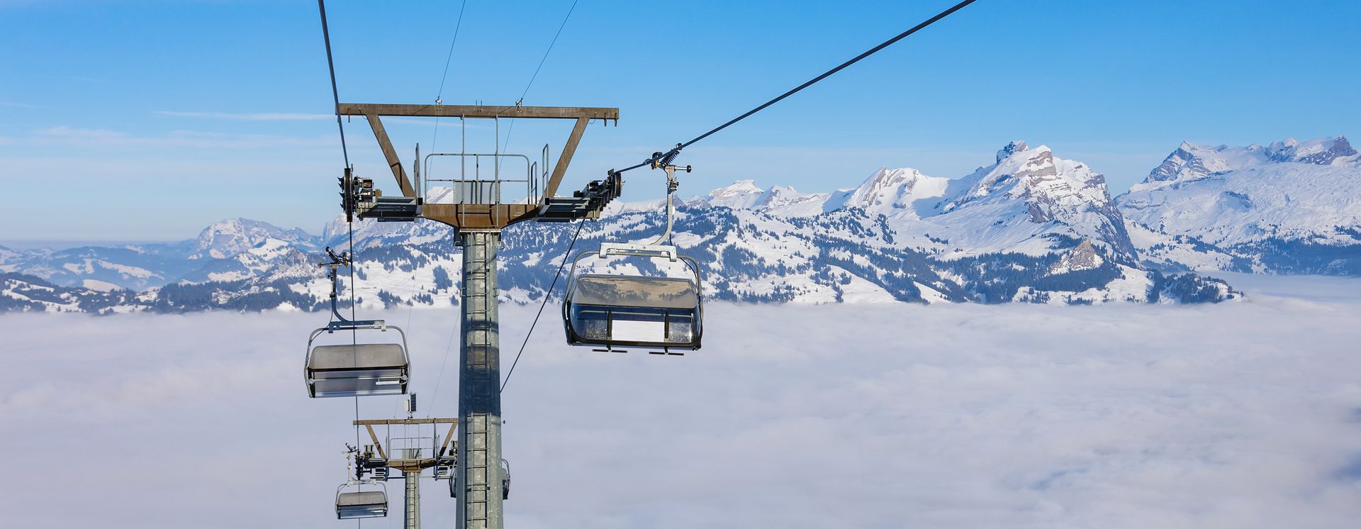 Vue de Fronalpstock sur le canton de Schwyz