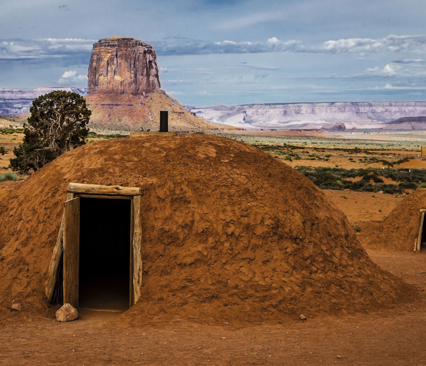 Visite d’un hogan à Monument Valley