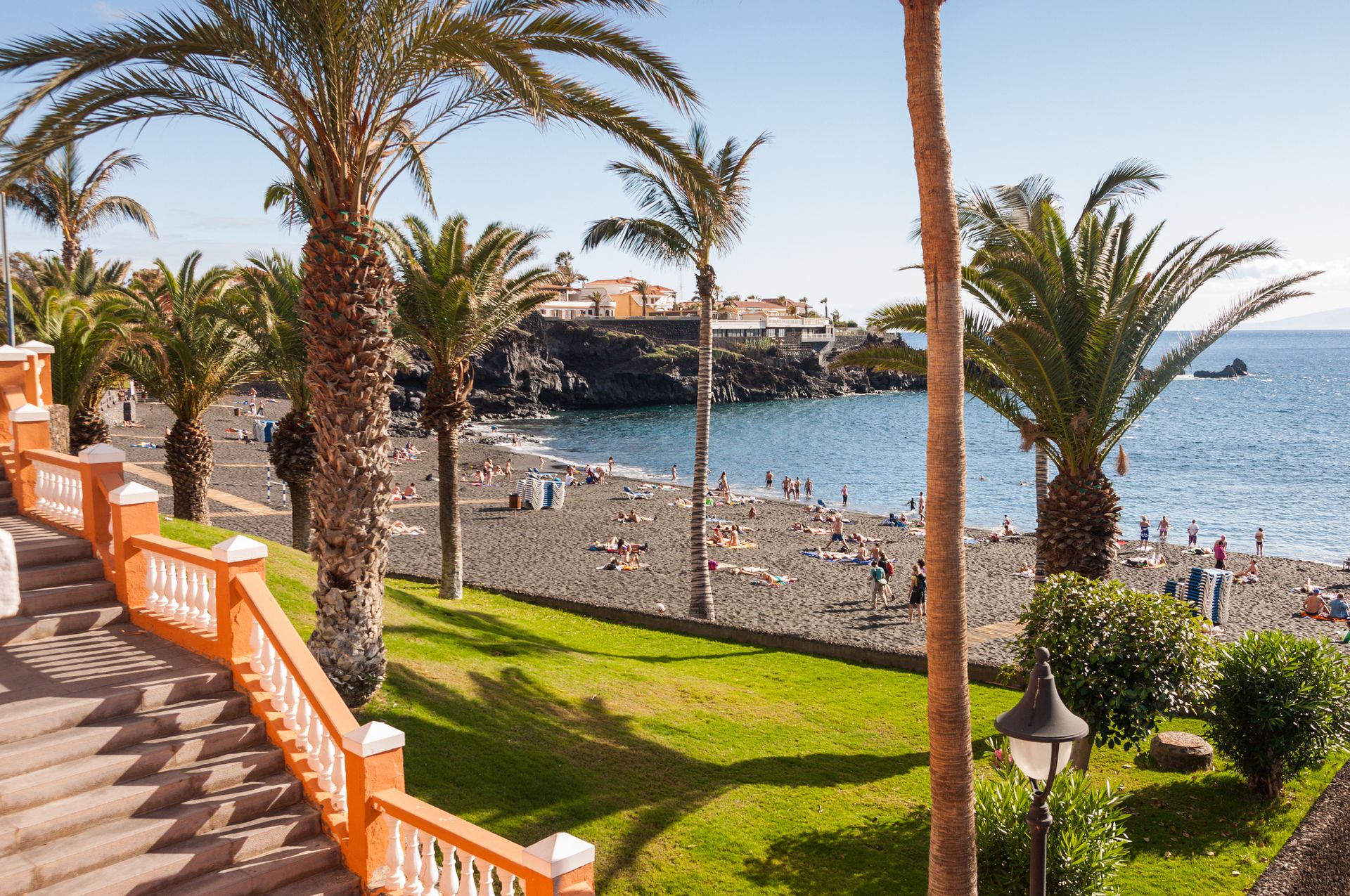 Belle plage de sable Playa de la Arena