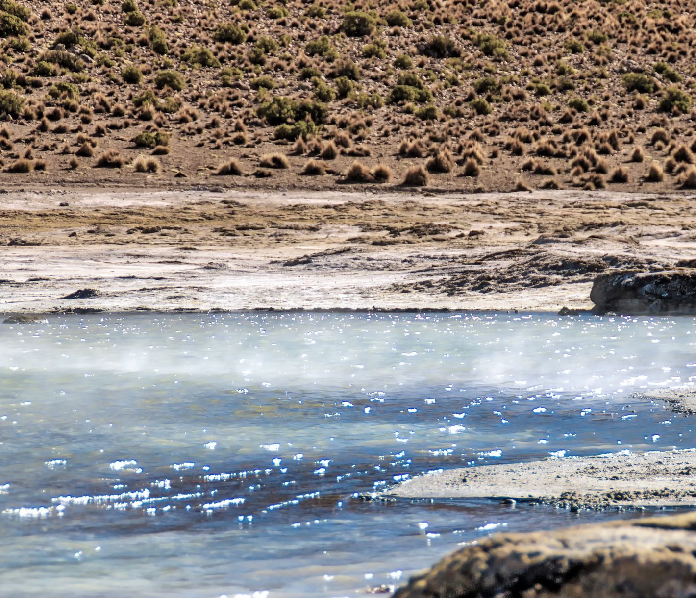 Kristalle in der Wüste.