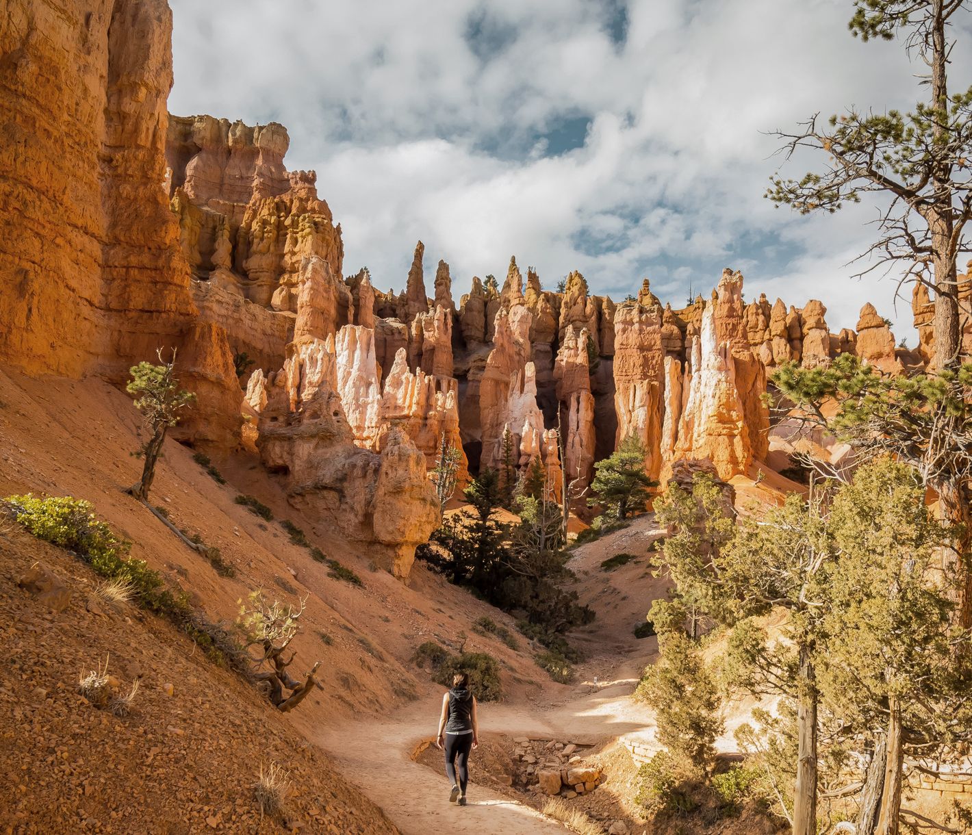 Randonnée sur le Queens Garden Trail dans le parc national de Bryce Canyon