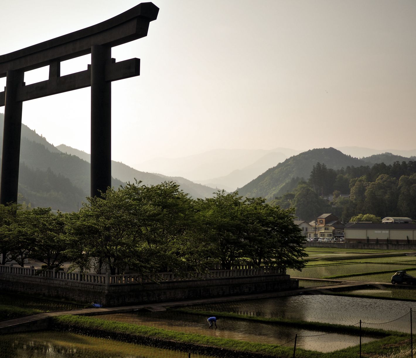 Der Torii-Bogen von Hongu