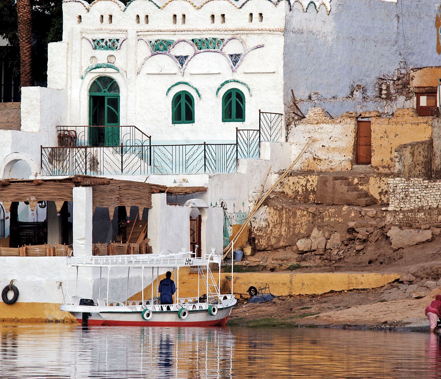 Ein nubisches Dorf in der Nähe von Assuan