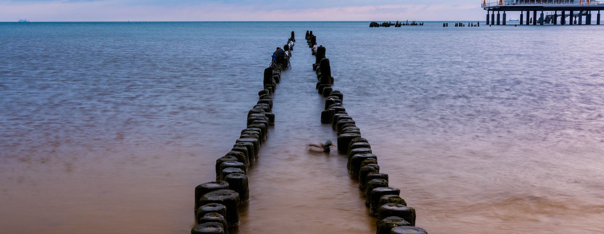 Mer Baltique près de Heringsdorf