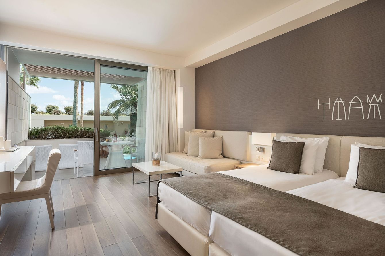 Doppelzimmer Deluxe mit Gemeinschaftspool