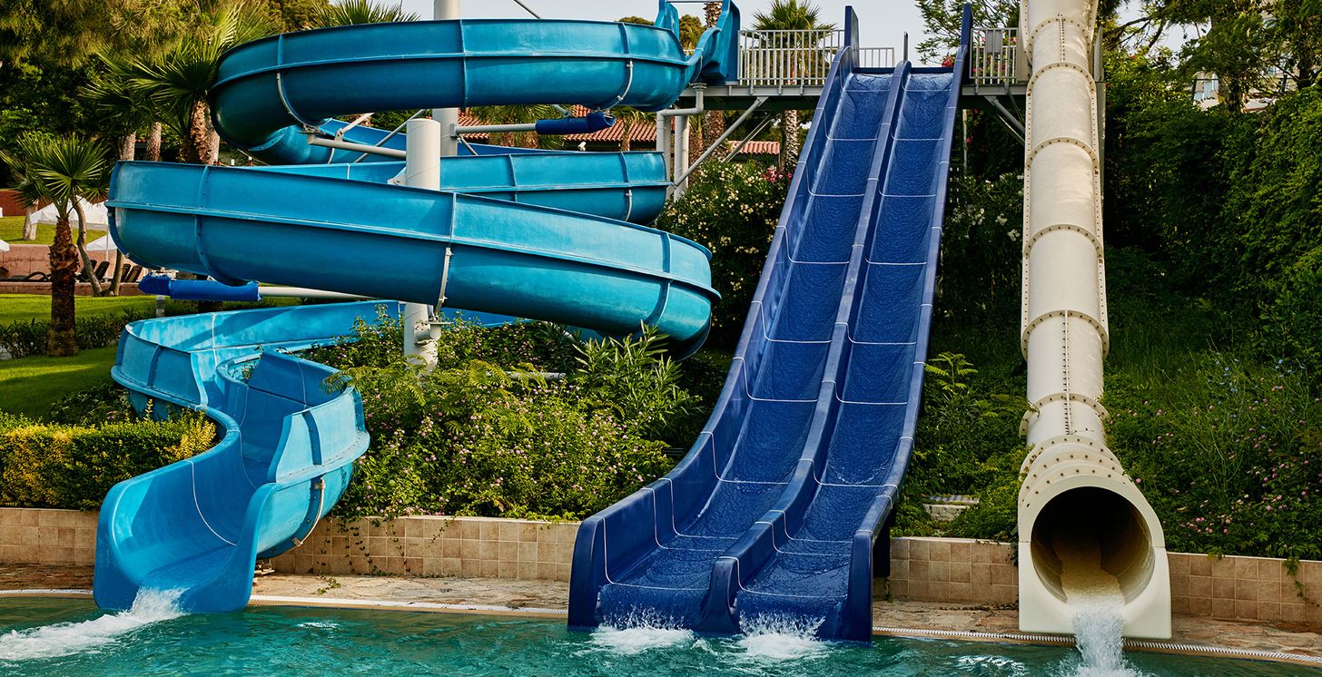 Toboggans aquatiques