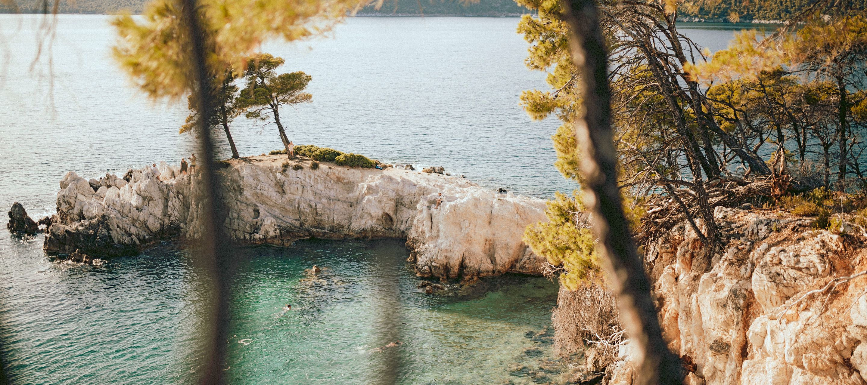 Mamma-Mia-Fels auf der Insel Skopelos