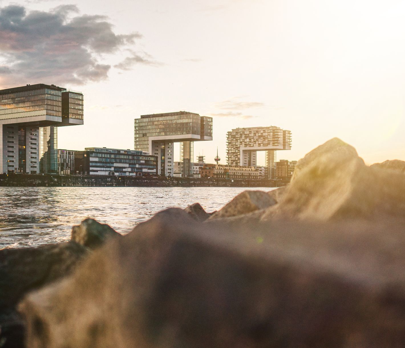 Kranhäuser Rheinauhafen Köln