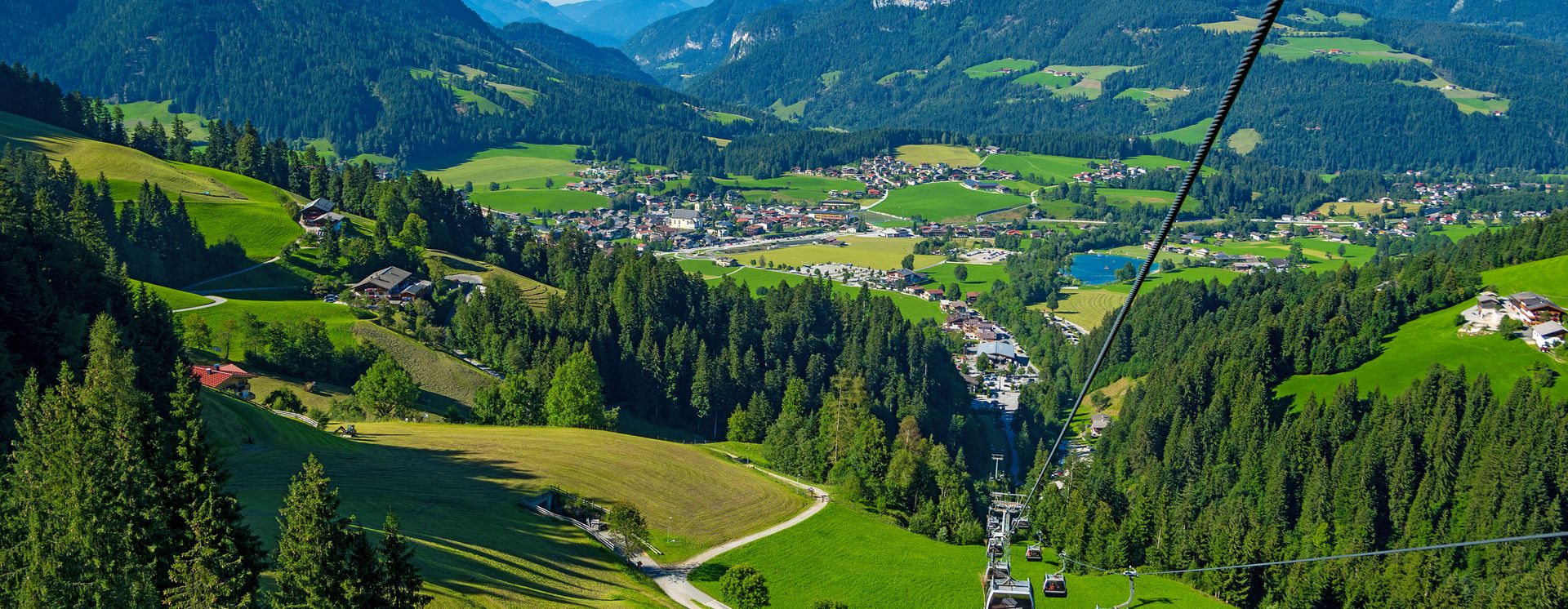 Bergseilbahn ins Tal