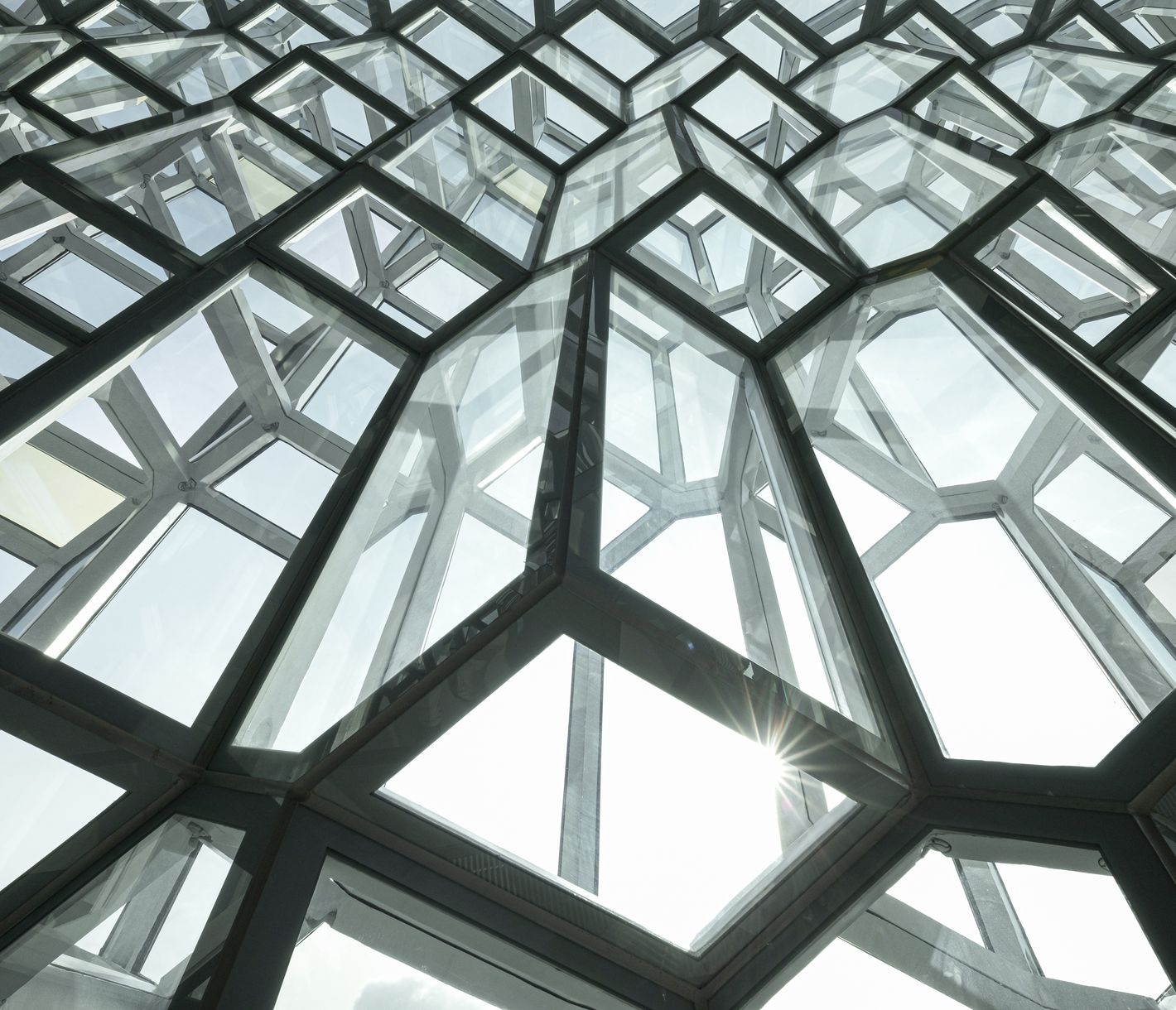 Spektakuläre Lichteffekte erwarten Sie direkt am Hafen von Reykjavik.