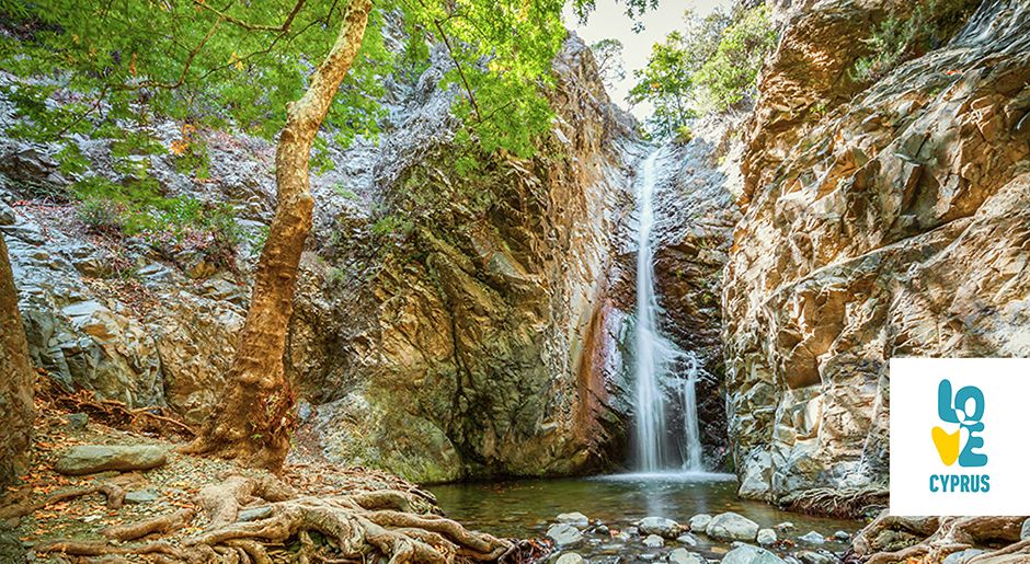 Cascade de Millomeris à Platres