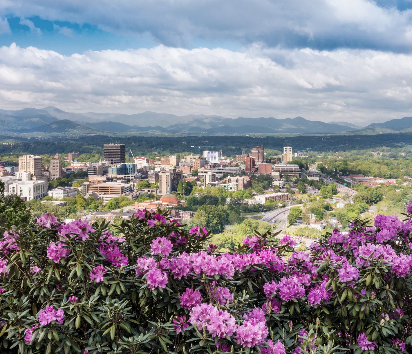 Asheville ist umgeben von einzigartiger Natur.