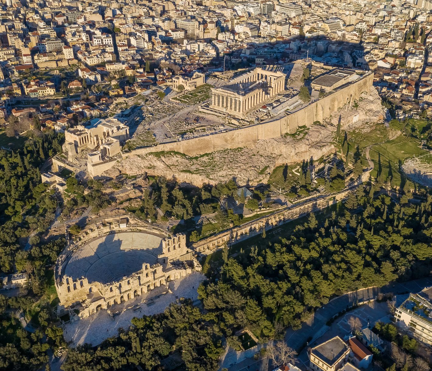 Griechische Stadtanlage – Akropolis