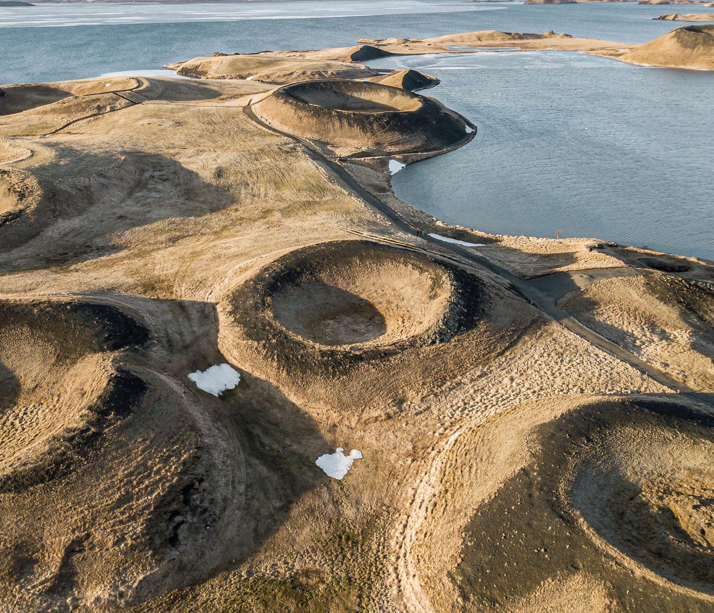 Pseudokrater findet man nicht nur auf dem Mars.