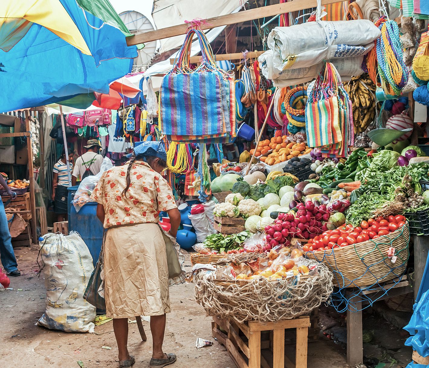 Auf lokalen Märkten in Honduras