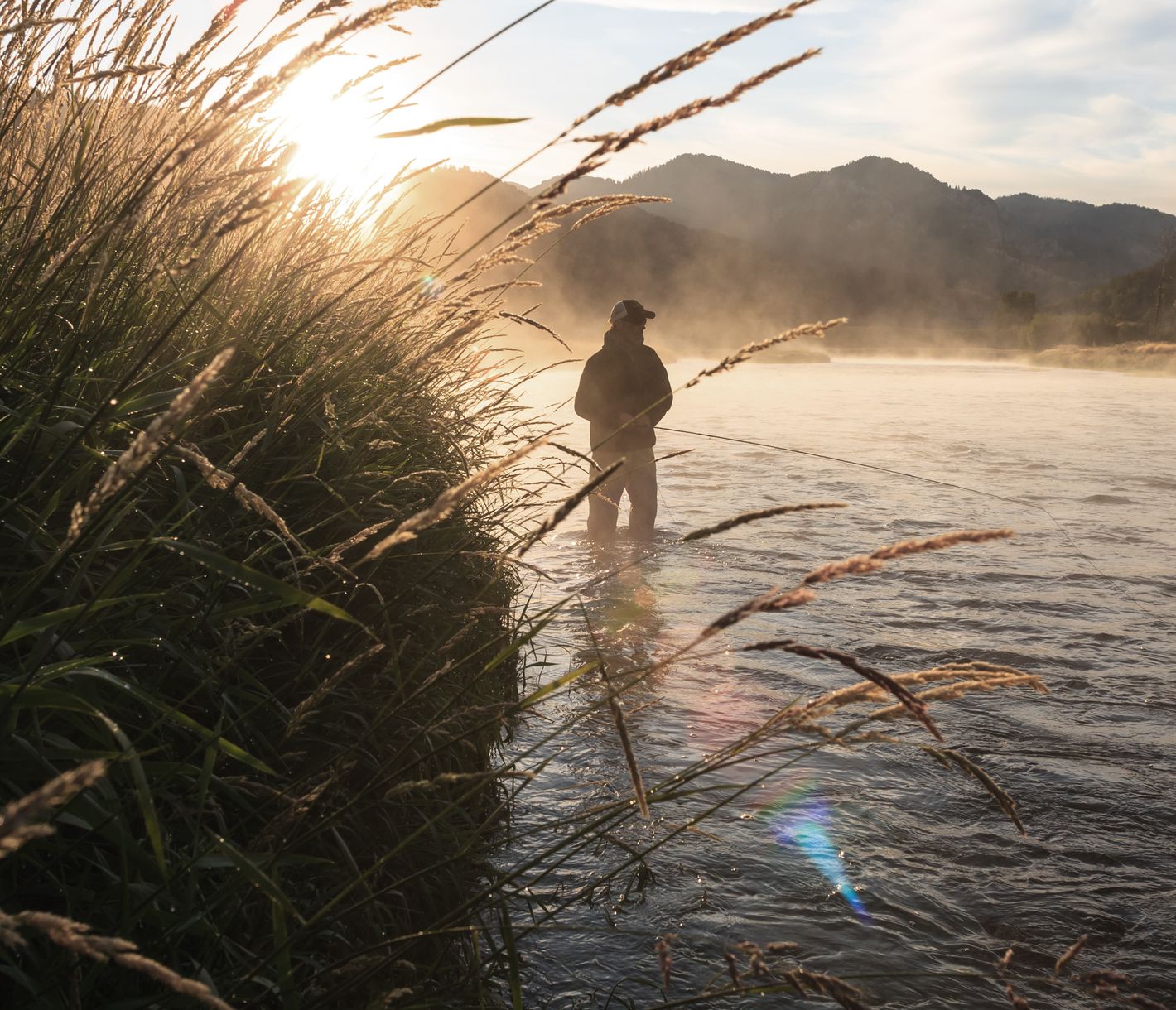 Fliegenfischen im Snake River bei Jackson Hole