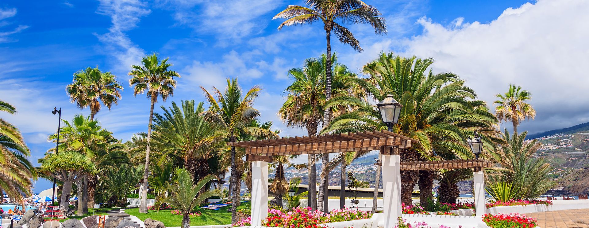 Schöne Promenade in Puerto de la Cruz