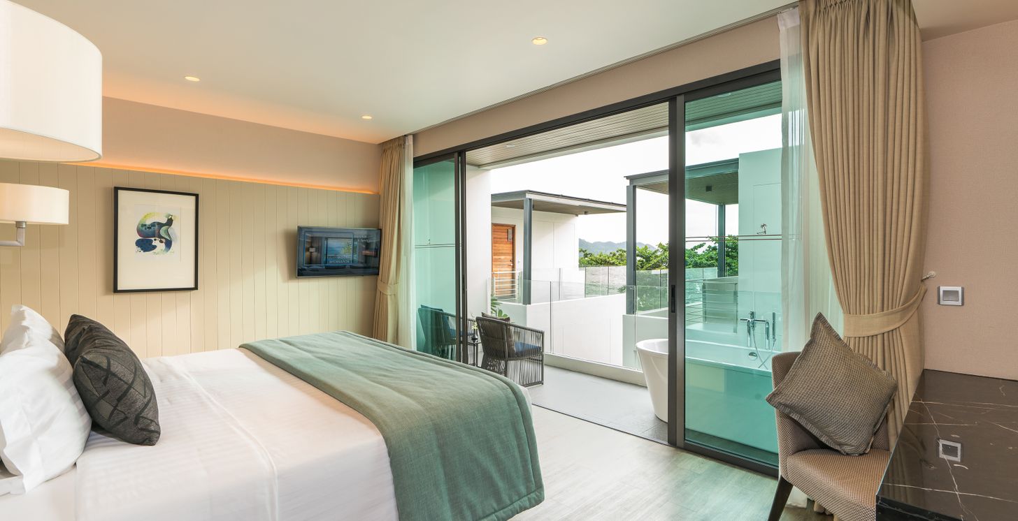 Chambre double Deluxe vue piscine