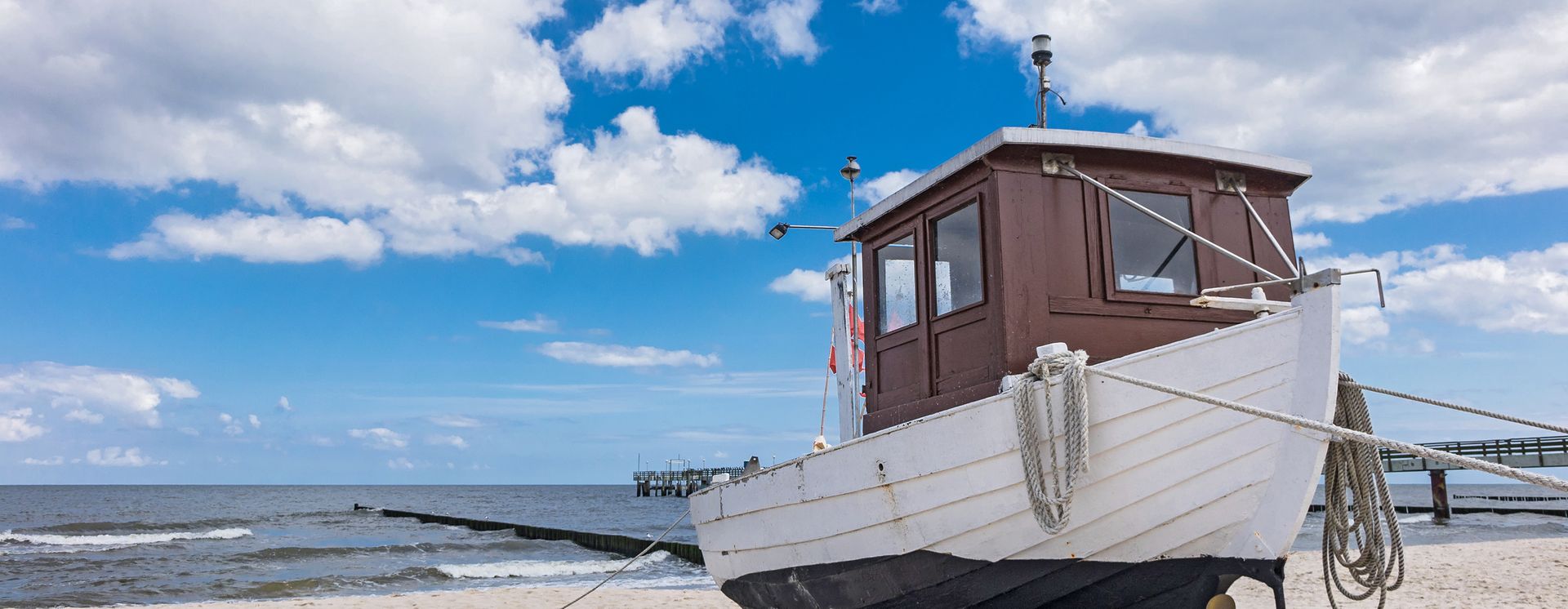 Fischerboot in Koserow