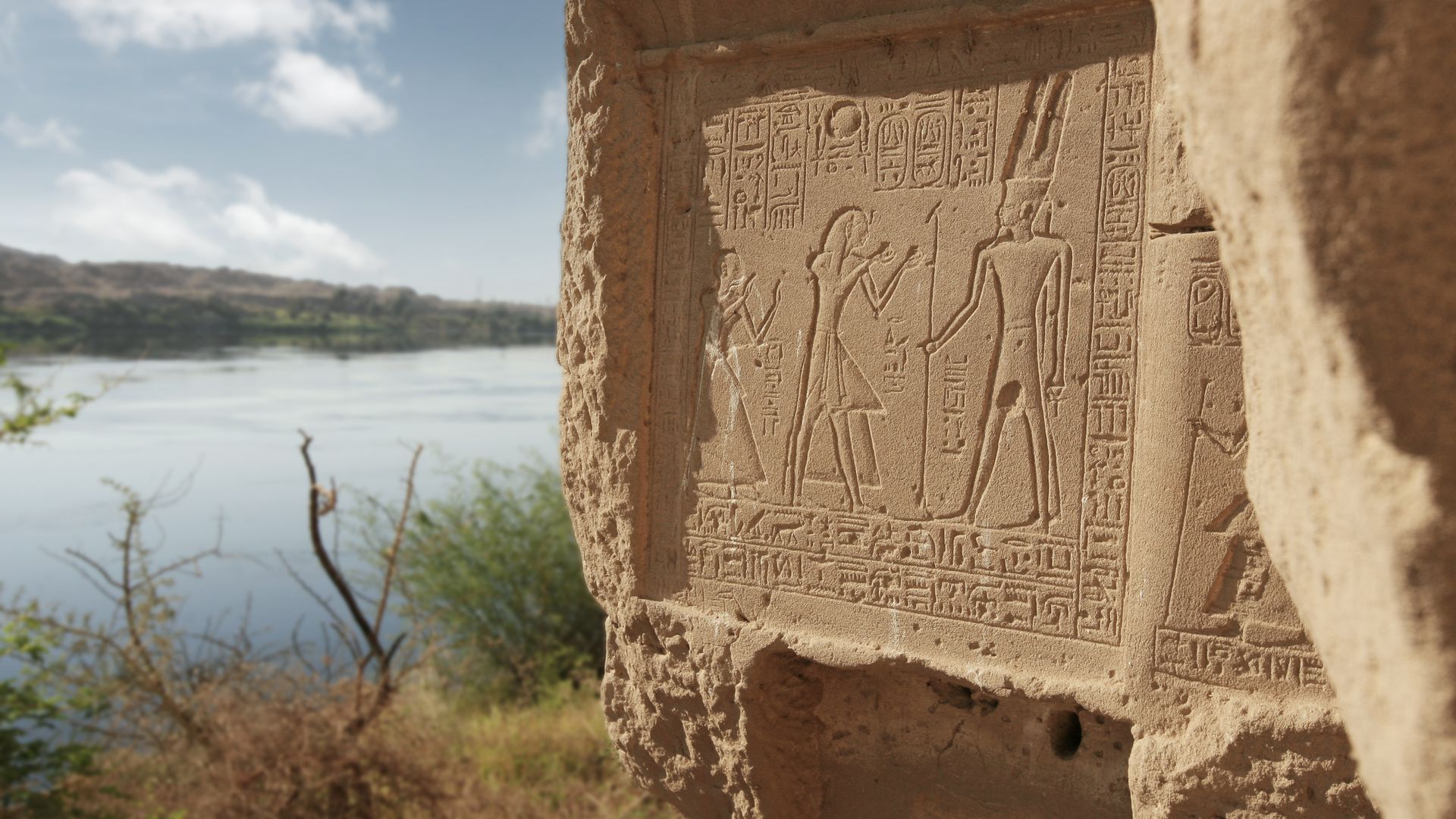 Gabal as-Silsila ist ein bedeutender Sandsteinbruch am Ufer des Nils.