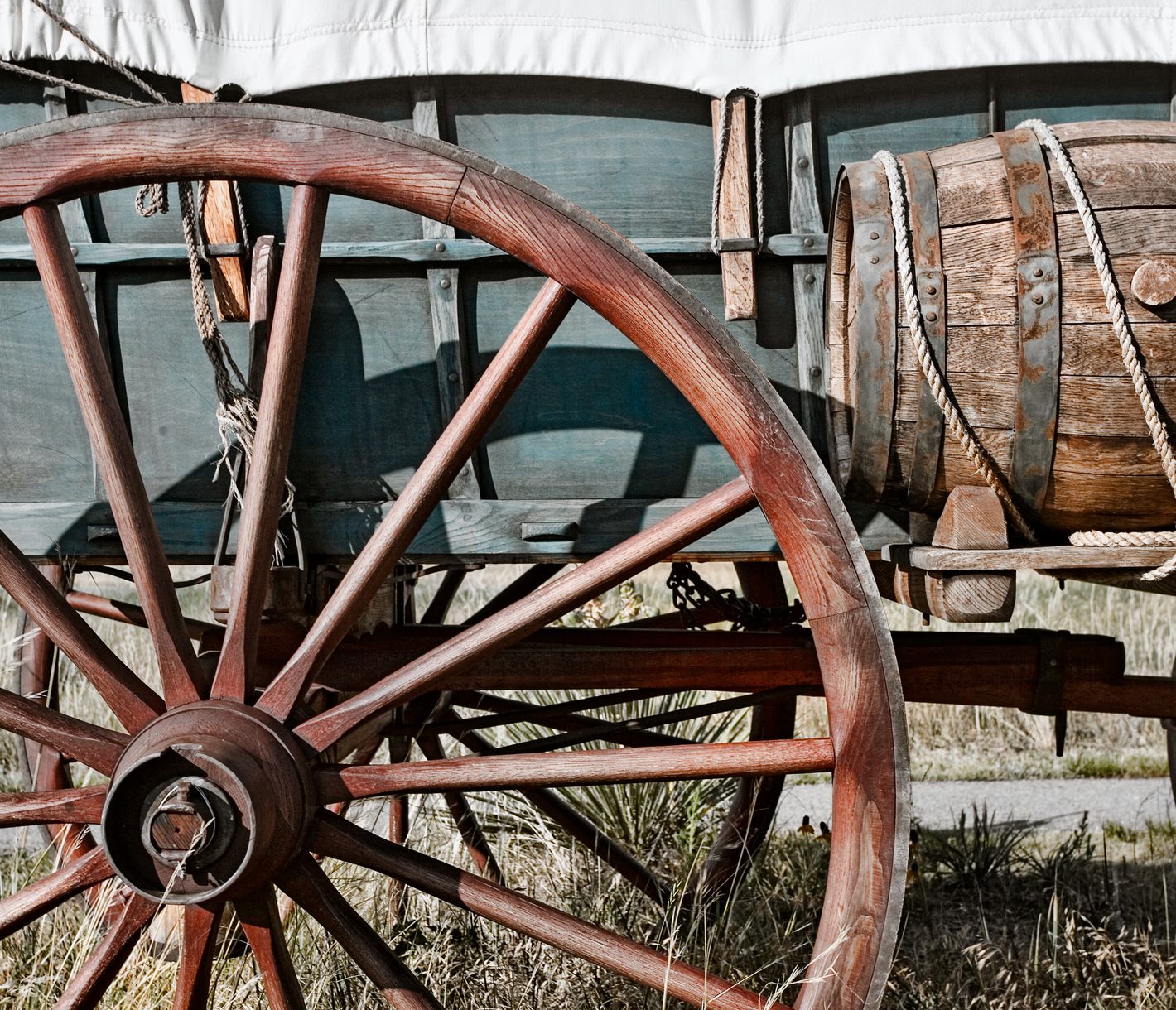In vergangene Zeiten eintauchen im Oregon Trail Interpretive Center