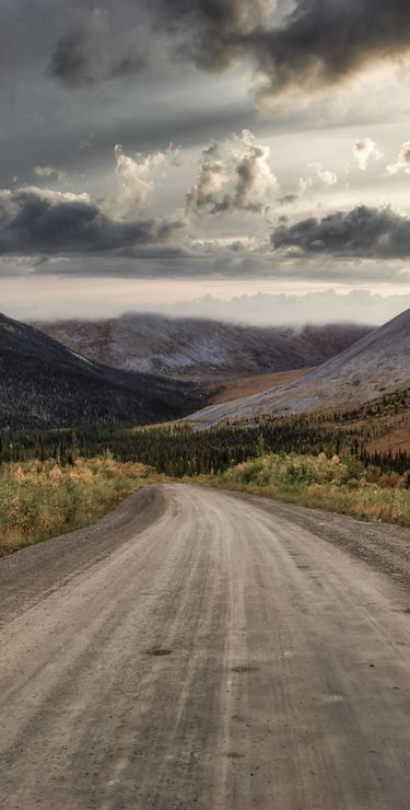 Mystische Stimmung entlang dem Dempster Highway