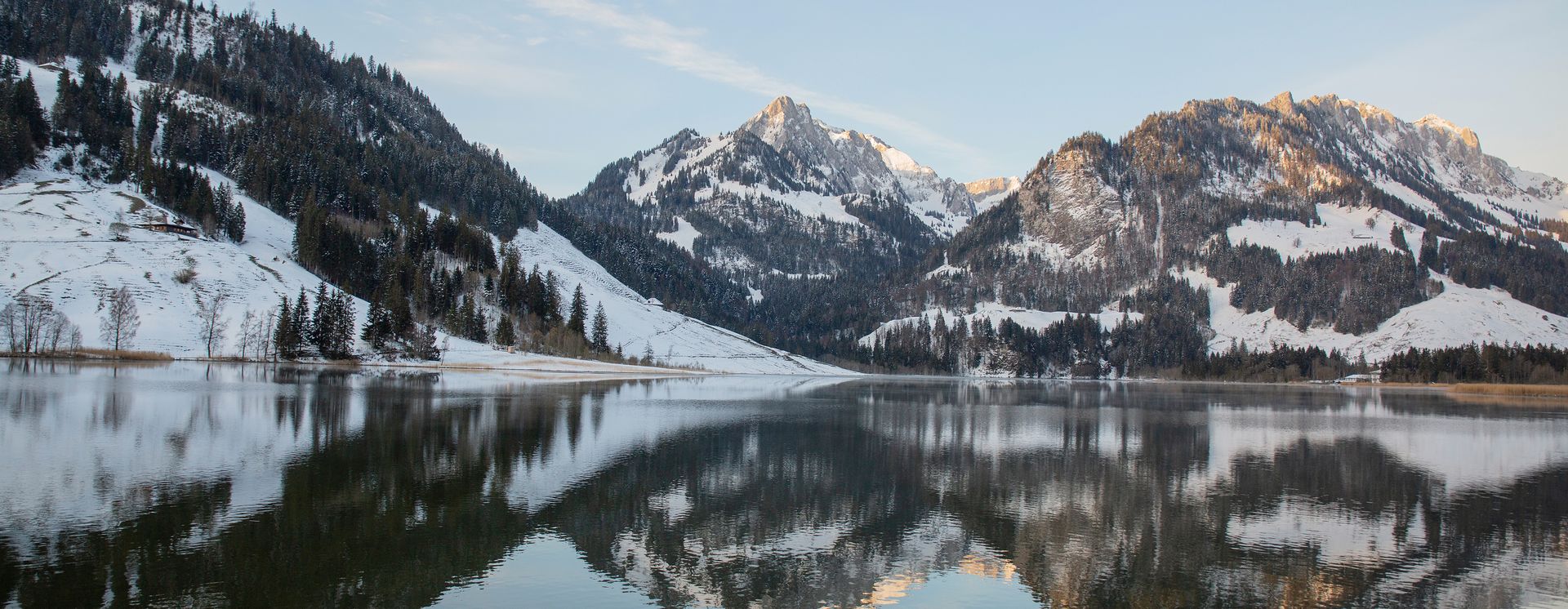 Schwarzsee im Winter