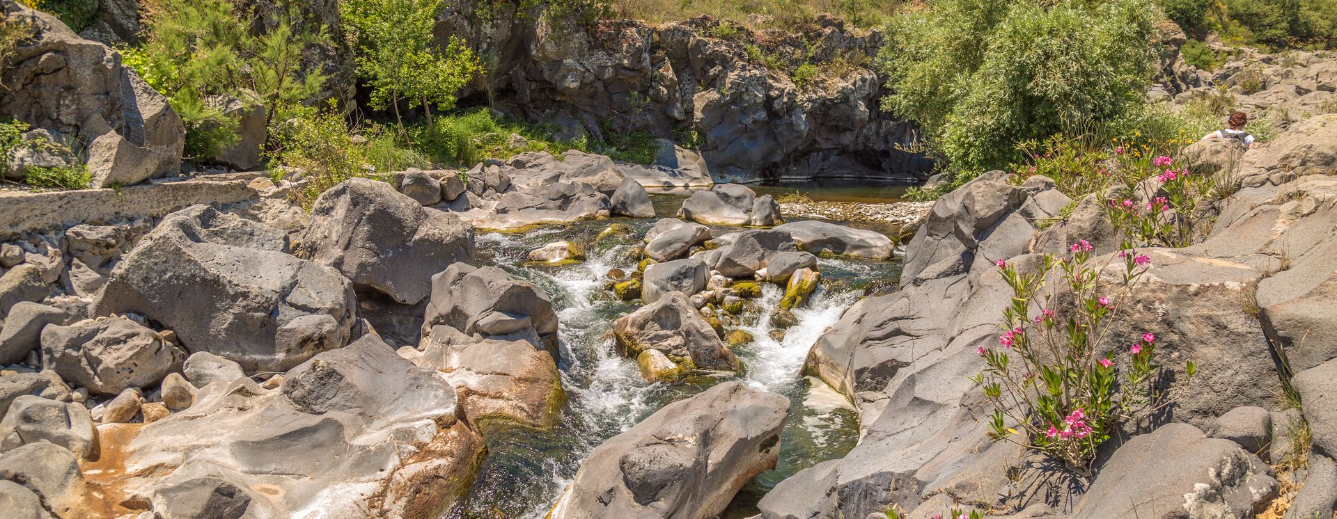 Rivière dans le Parco dell’Etna