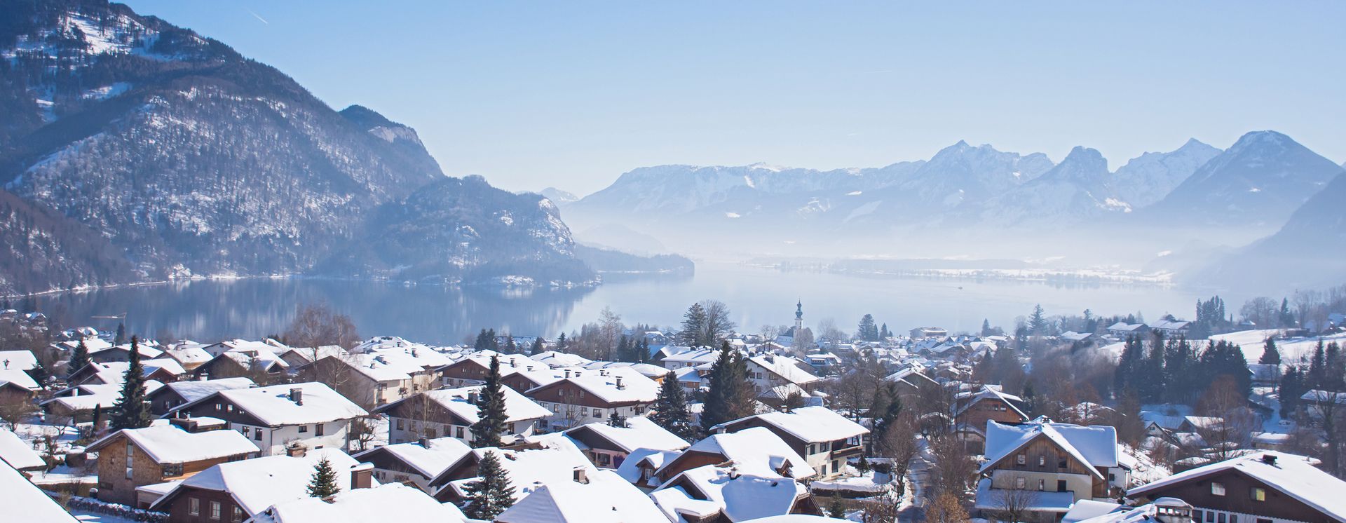 Wolfgangsee im Winter