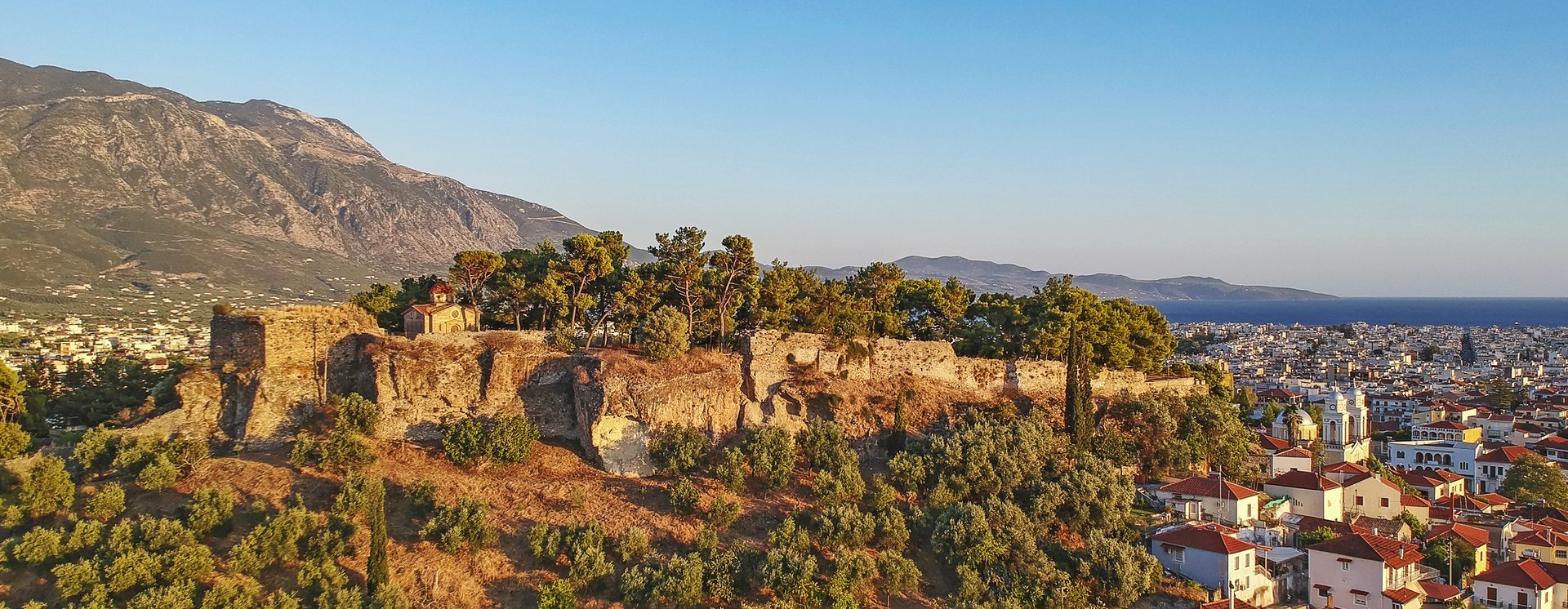 Blick auf die mittelalterliche Burg