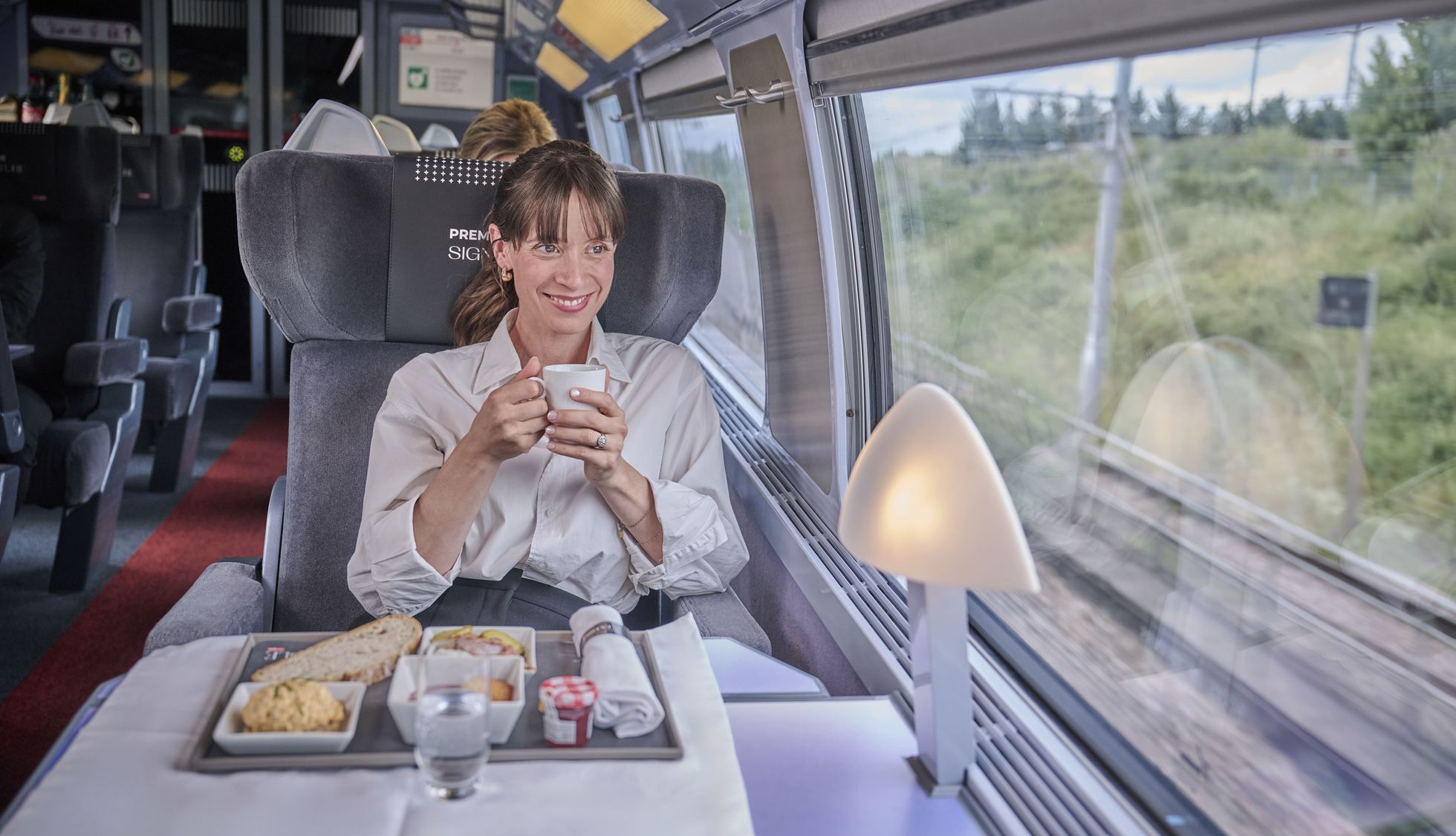Première Signature Siège dans le TGV Lyria