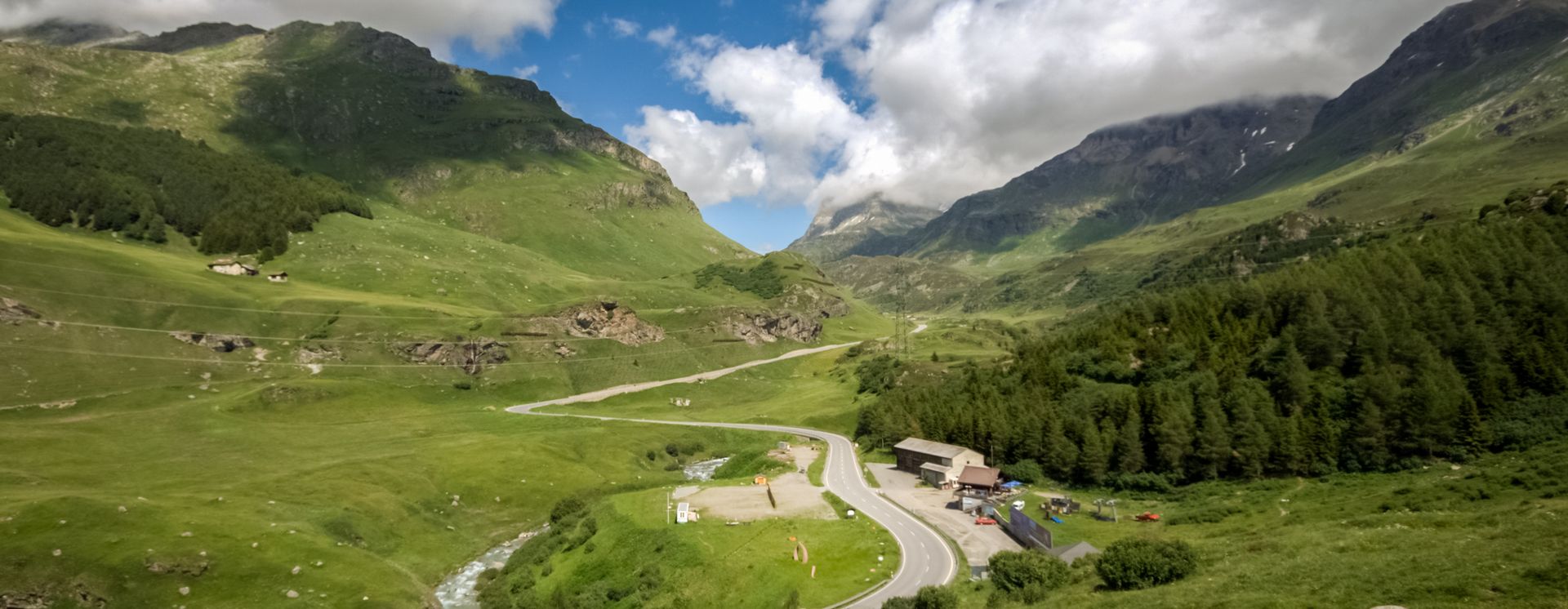 Blick auf den Julierpass