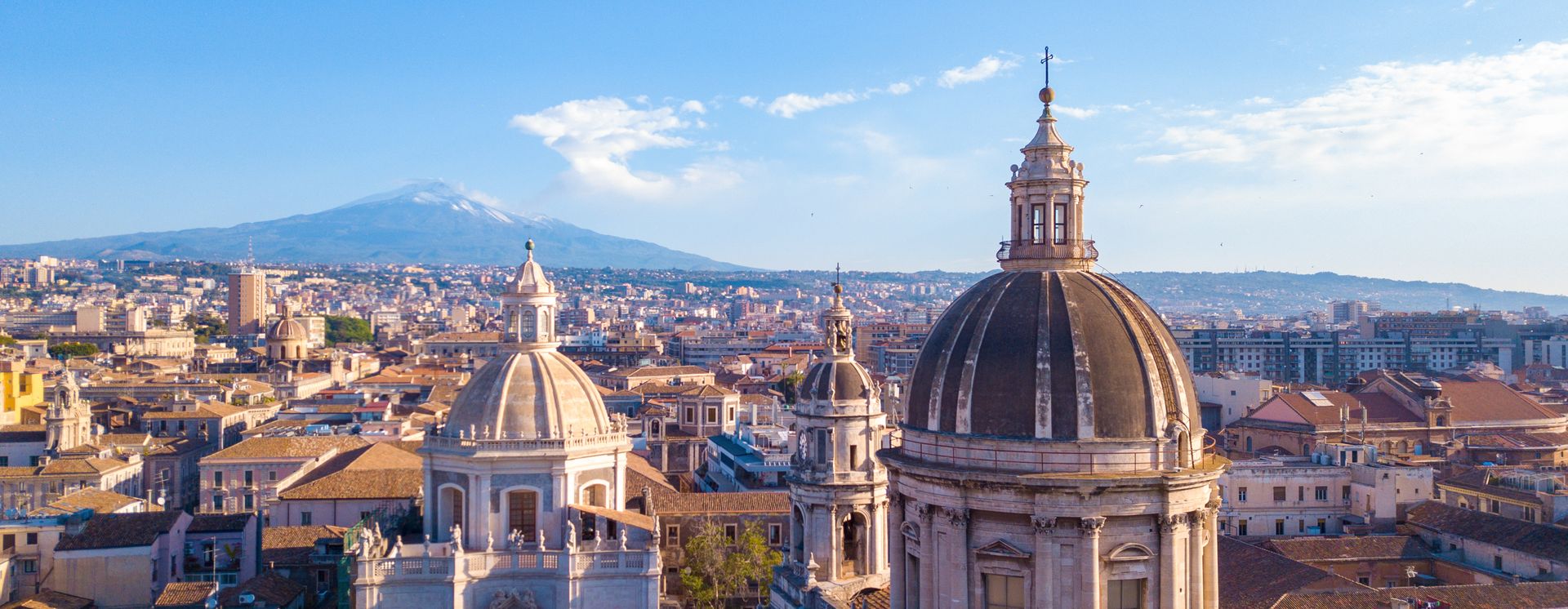 Vue sur Catane et l’Etna