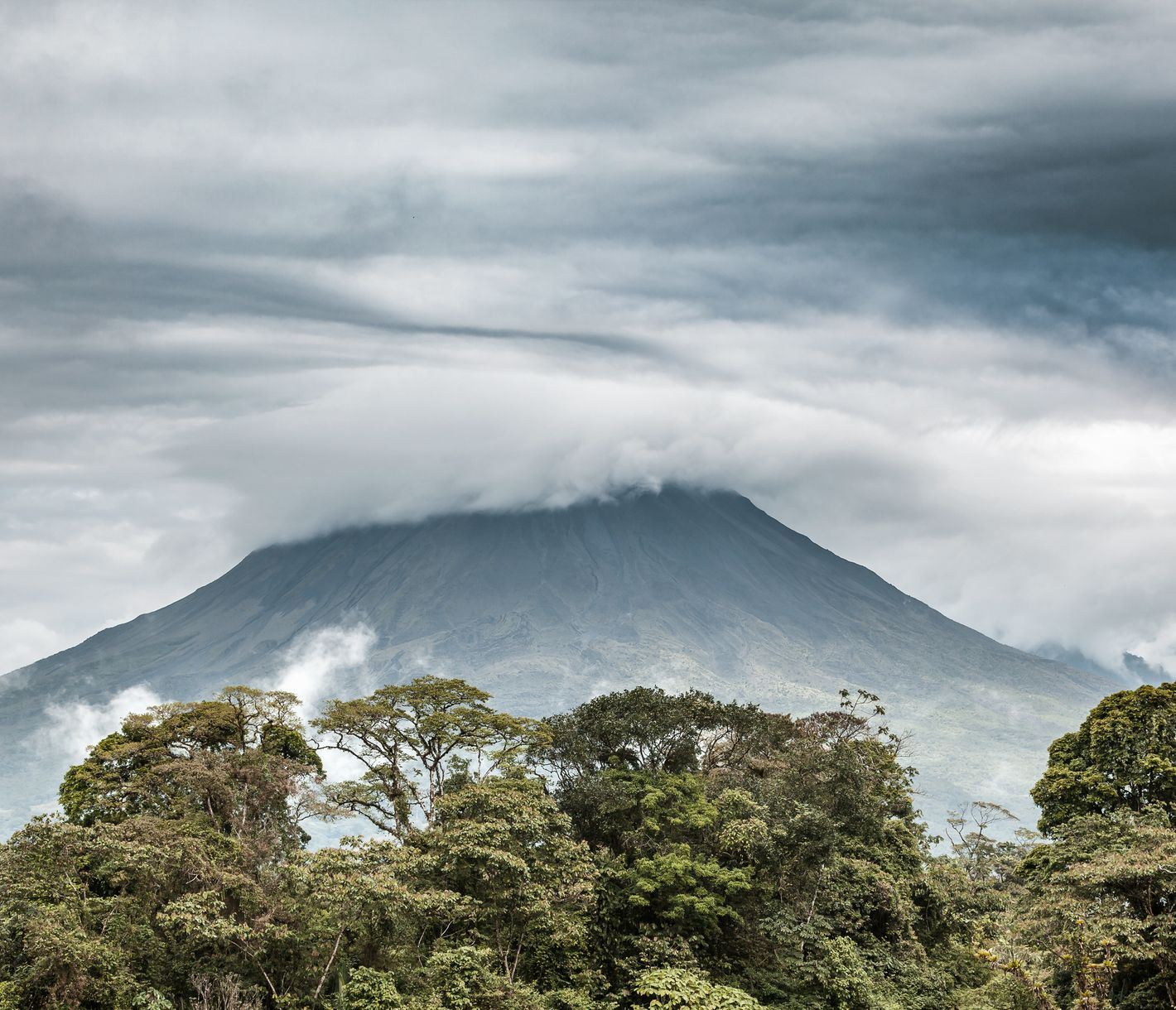 Der beeindruckende Vulkan Arenal.