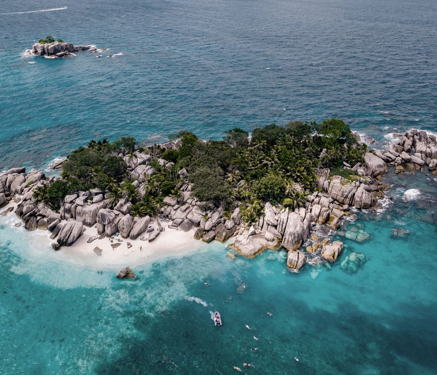 Die malerische Cocos Island unweit von Félicité ist ein beliebtes Ausflugsziel.