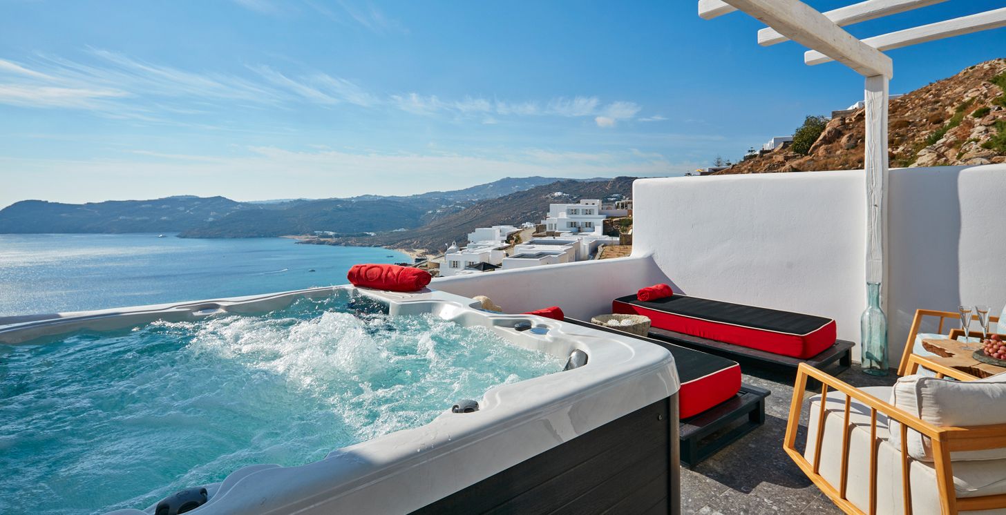 Zimmer mit Jacuzzi