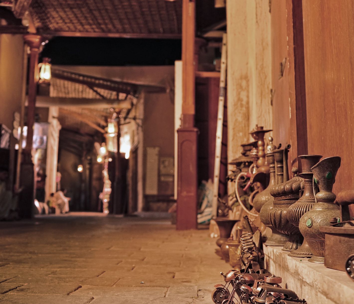 Details im Old Souk District in Abu Dhabi