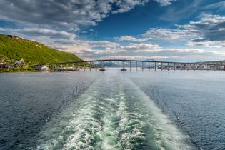 Bootsfahrt auf dem Tromsøysund