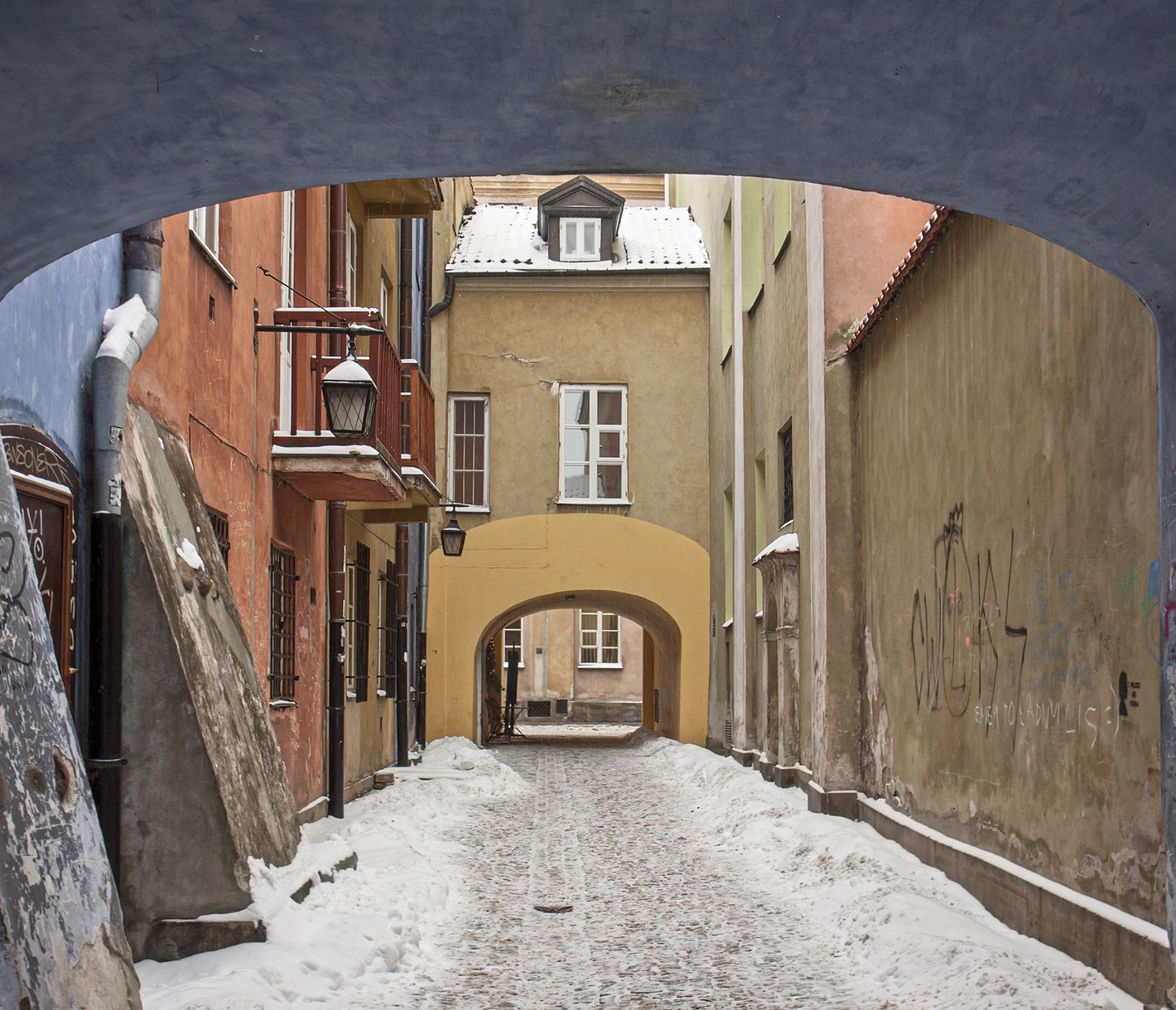 Die Gassen von Warschau haben viele Geschichten zu erzählen