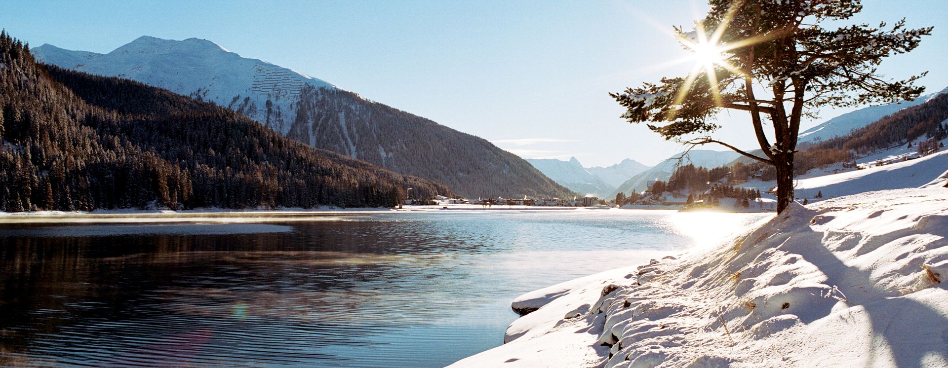 Davosersee im Winter