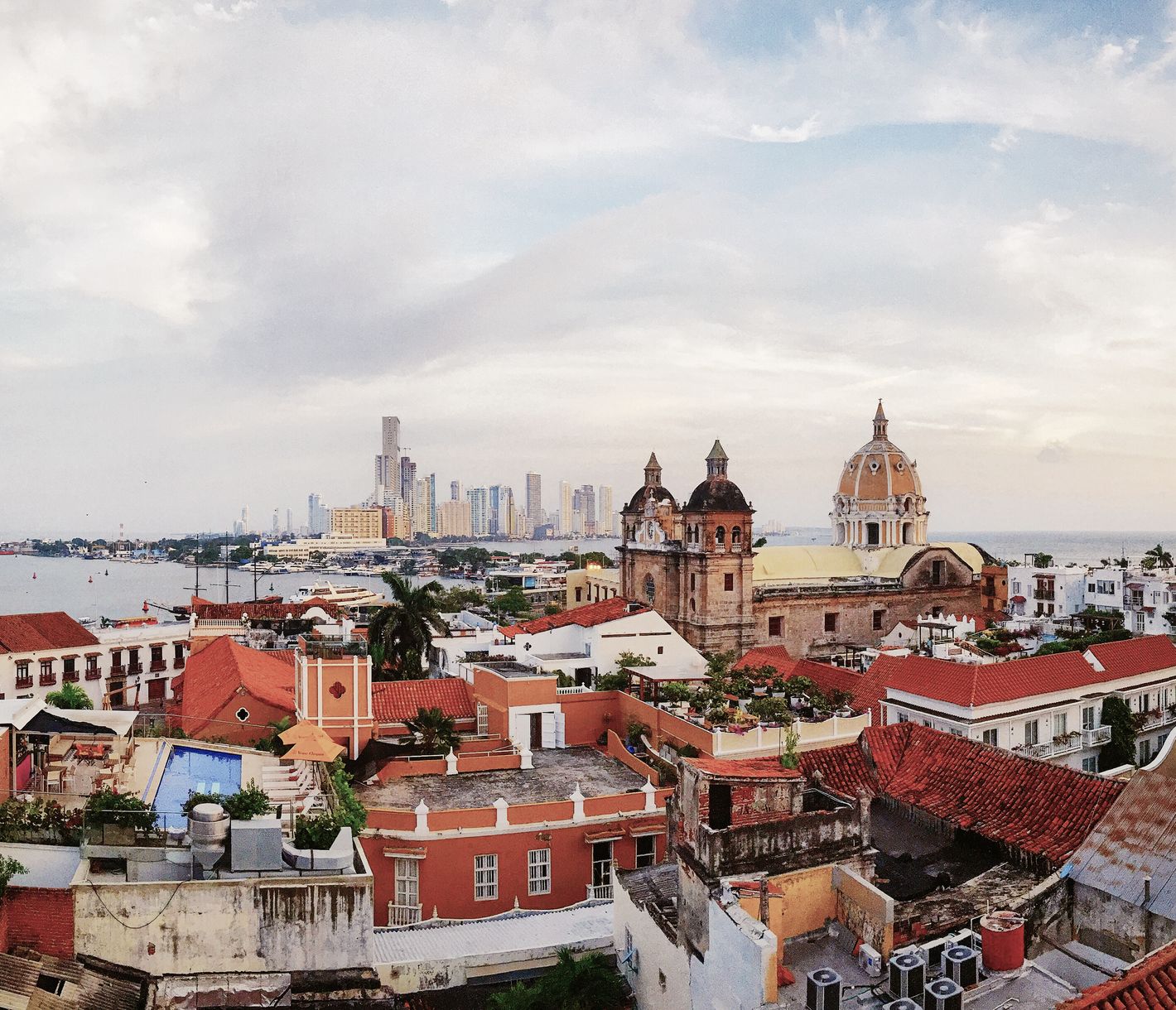 Über den Dächern von Cartagena de Indias