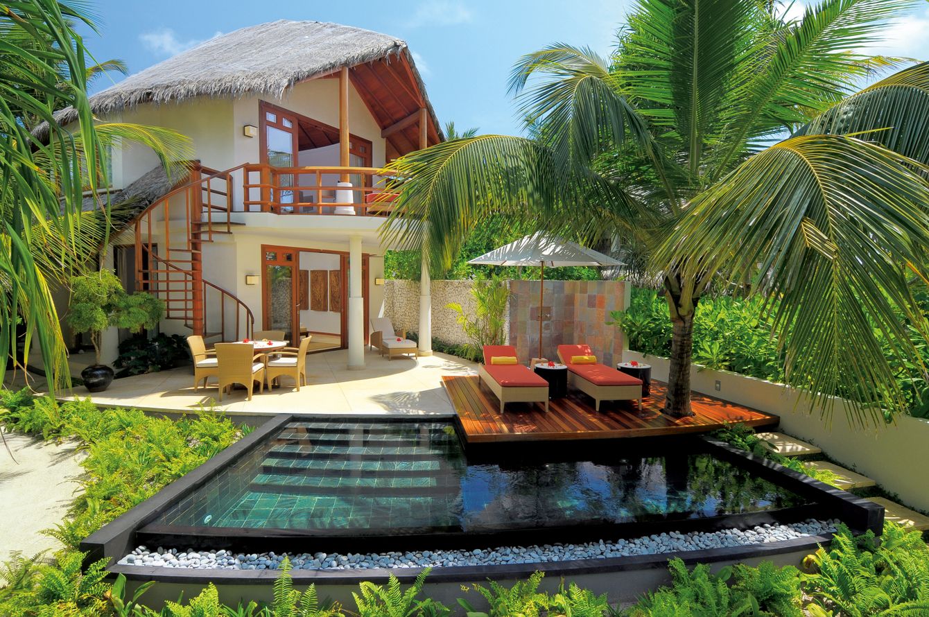 Double storey Beach Villa