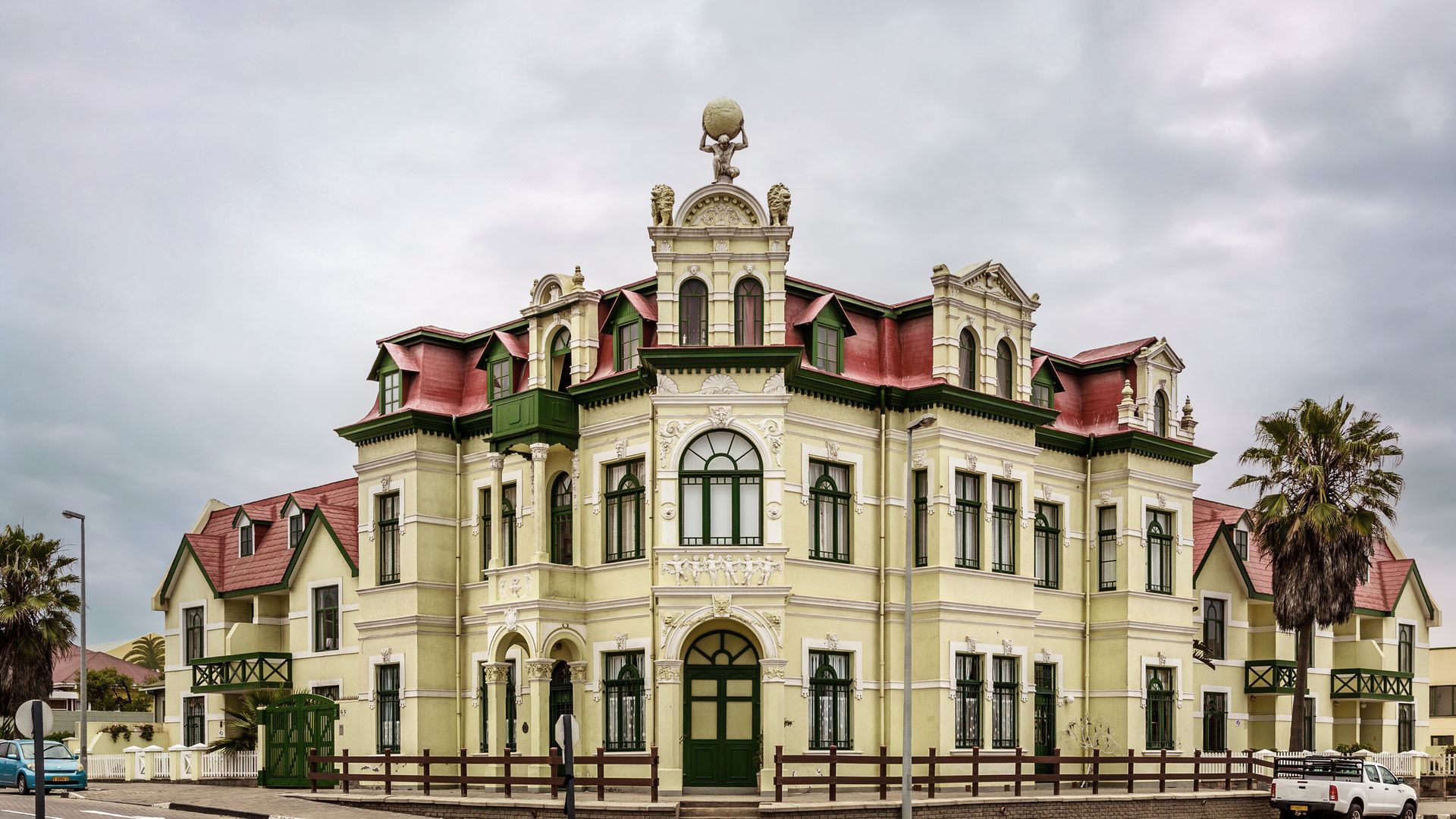 Altes deutsches Gebäude in Swakopmund aus der Kolonialzeit