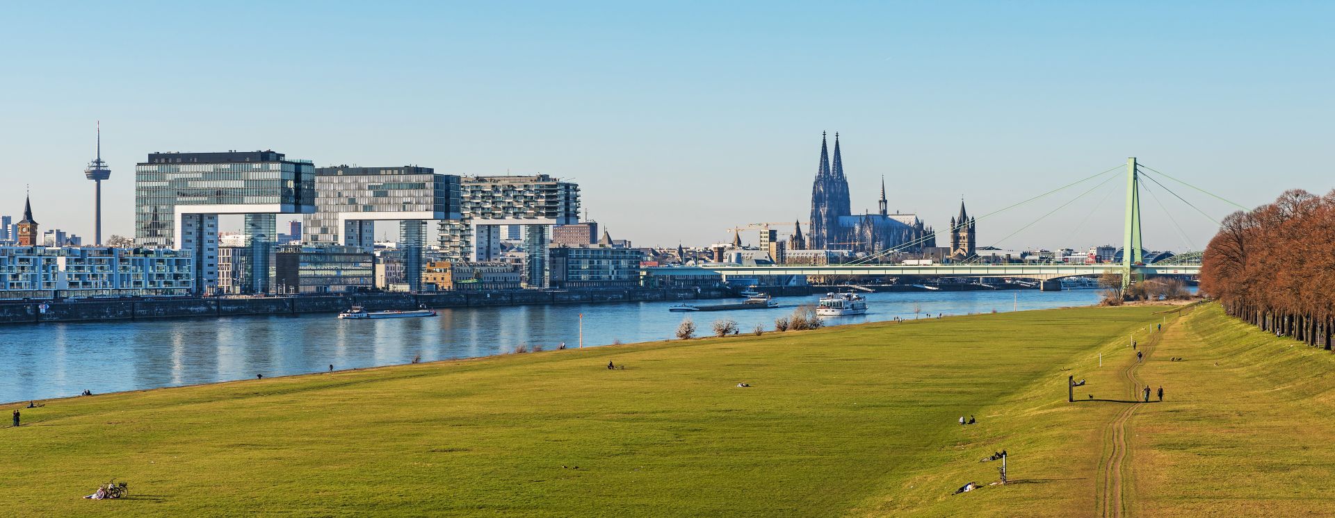 Das Kölner Rheinufer
