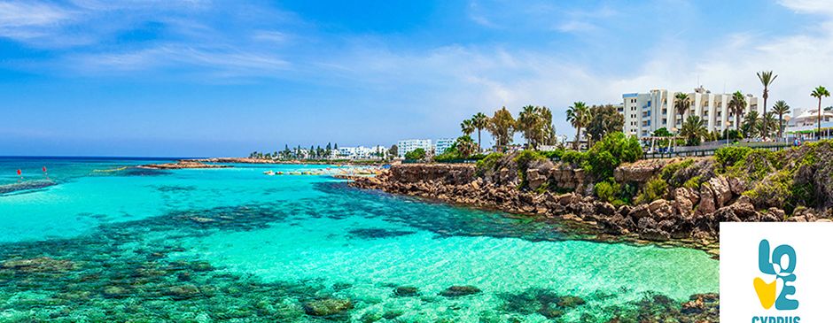 Traumhafter Ausblick auf Protaras und dem Fig Tree Beach