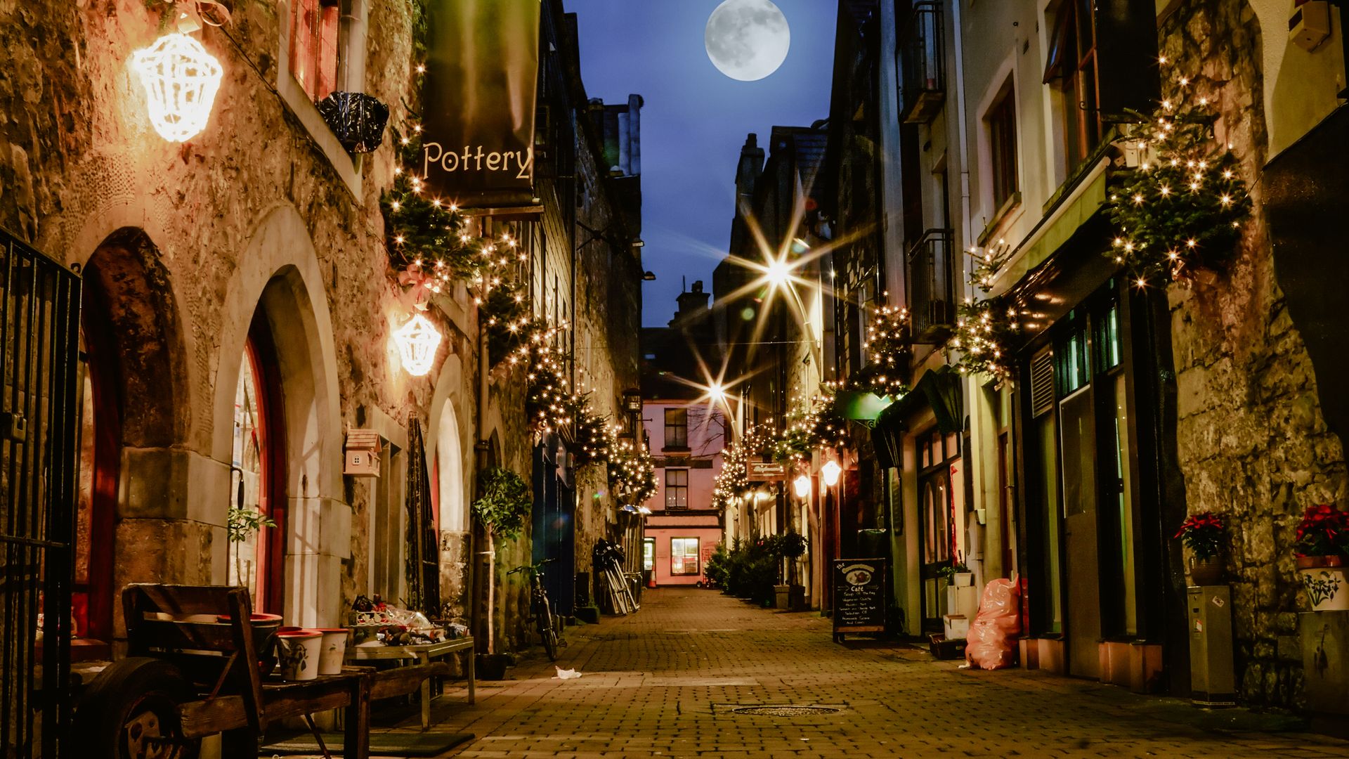 Nächtliche Ruhe in Galway