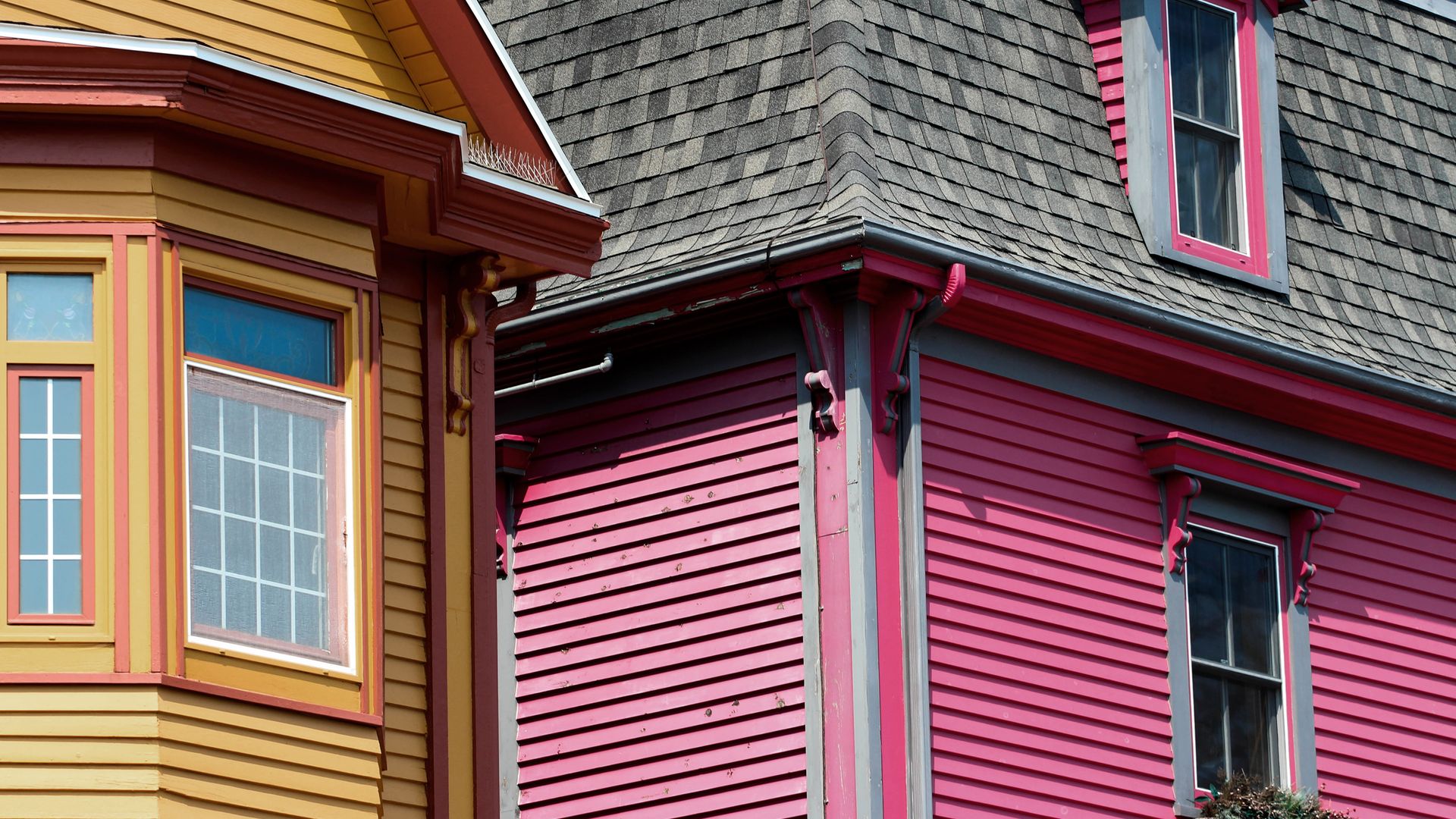 Bunte Holzhäuser in Lunenburg