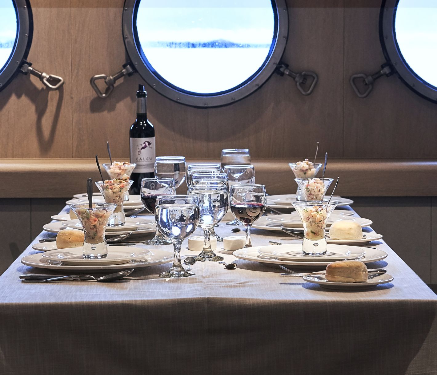 Australis verwöhnt ihre Gäste auch kulinarisch.