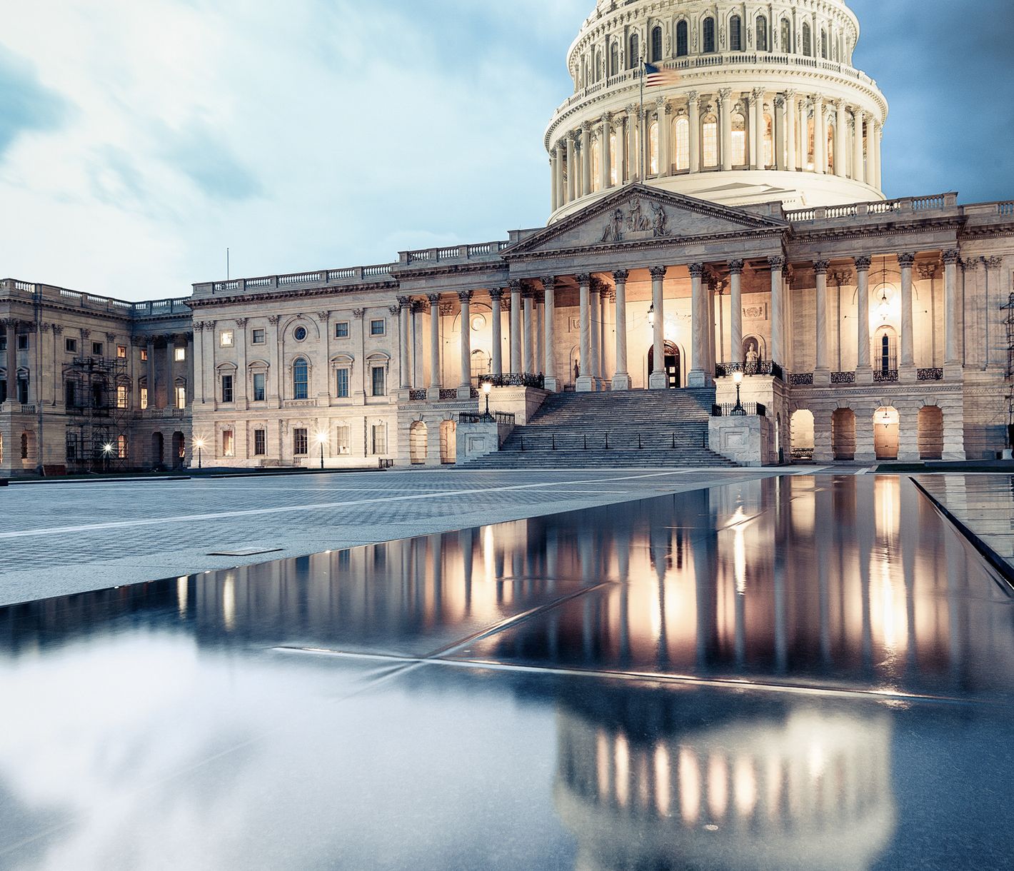 Das US Capitol Building ist das Zentrum der amerikanischen Demokratie.